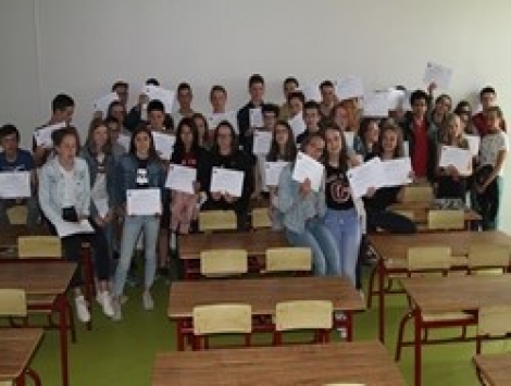 Remise du diplôme PSC1